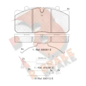 RB1253-124 R BRAKE