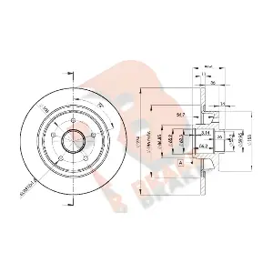 78RBD12236 R BRAKE