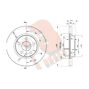 R BRAKE 78RBD24683