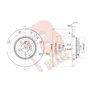 78RBD26129 R BRAKE