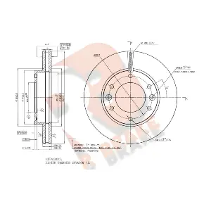 R BRAKE 78RBD20019