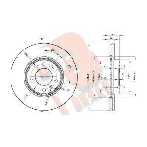 R BRAKE 78RBD24685