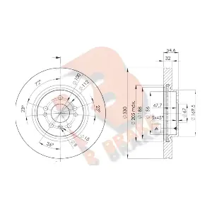78RBD23507 R BRAKE