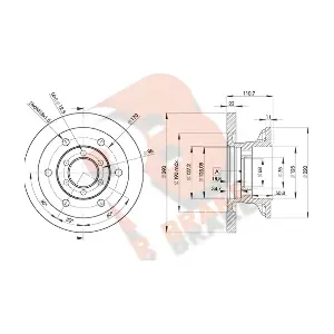 R BRAKE 78RBD18772