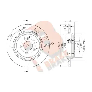78RBD23505 R BRAKE