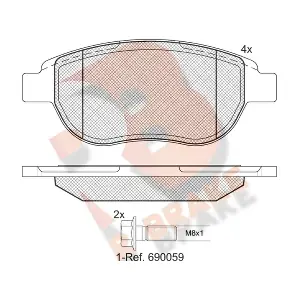 R BRAKE RB1429400