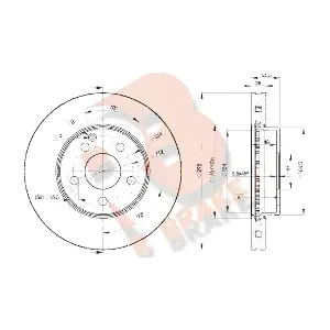 R BRAKE 78RBD20812