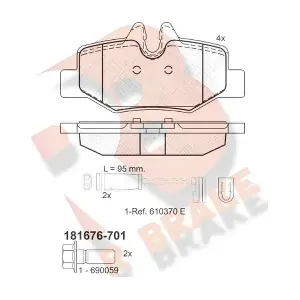 RB1676-701 R BRAKE