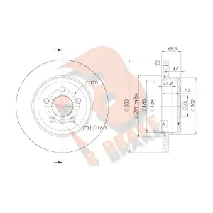 R BRAKE 78RBD23558