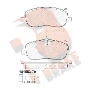 R BRAKE RB1553-701
