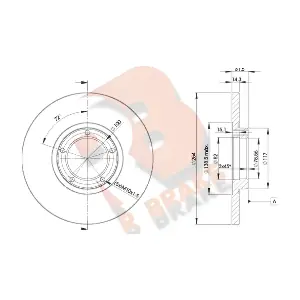 78RBD26055 R BRAKE