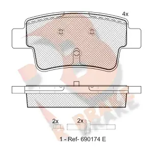 R BRAKE RB1740-701