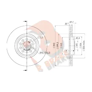 78RBD26085 R BRAKE