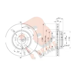 78RBD13326 R BRAKE