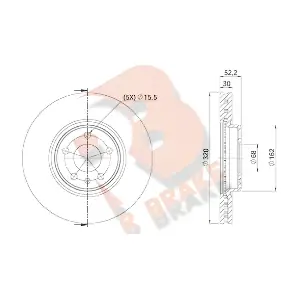 R BRAKE 78RBD24039