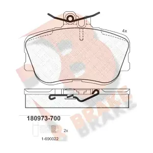 R BRAKE RB0973-700