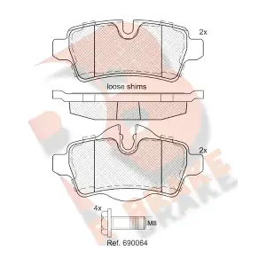 R BRAKE RB1812