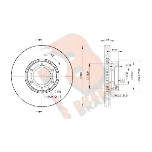 R BRAKE 78RBD26847