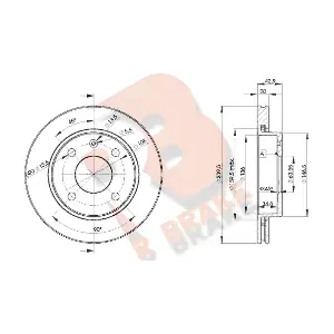 R BRAKE 78RBD21064