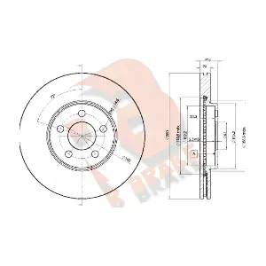 78RBD25300 R BRAKE
