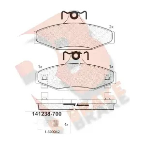 R BRAKE RB1238-700