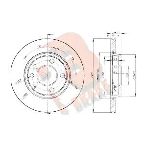 R BRAKE 78RBD23021