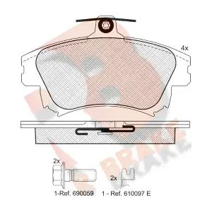 R BRAKE RB1236-208