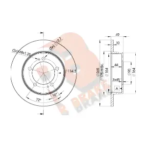 78RBD29284 R BRAKE