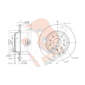 R BRAKE 78RBD25619