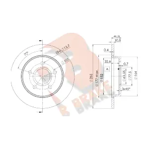 R BRAKE 78RBD23965