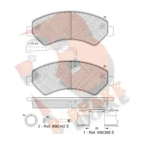 R BRAKE RB1836-201
