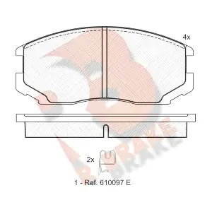 R BRAKE RB1129