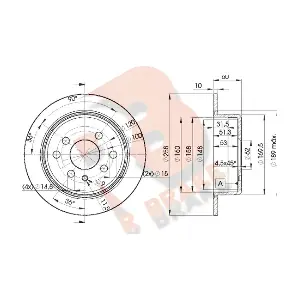 78RBD29581 R BRAKE