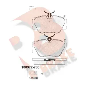 R BRAKE RB0972-700