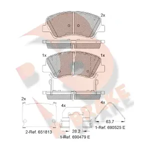 R BRAKE RB2035-233