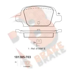R BRAKE RB1385-703