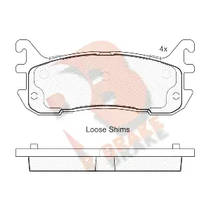 R BRAKE RB1819-204