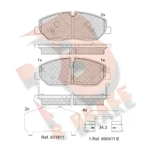 RB2268 R BRAKE