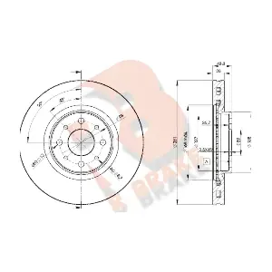R BRAKE 78RBD25546