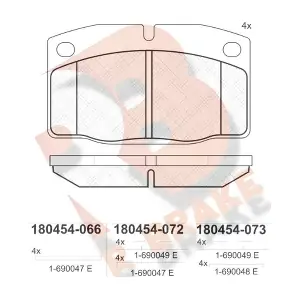 R BRAKE RB0454
