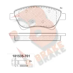 R BRAKE RB1535-701