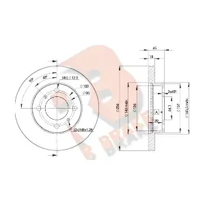 R BRAKE 78RBD29282