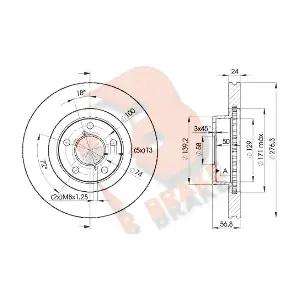R BRAKE 78RBD20033