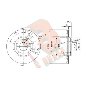 R BRAKE 78RBD20111