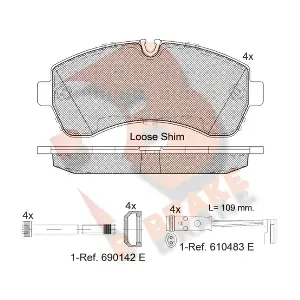 RB1785-203 R BRAKE