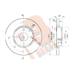 R BRAKE 78RBD26785