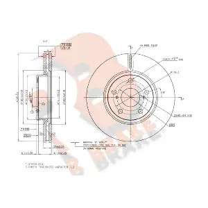 R BRAKE 78RBD20009