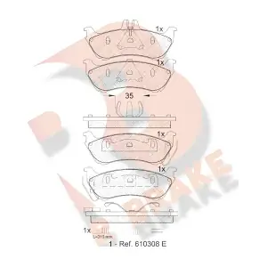 R BRAKE RB1392