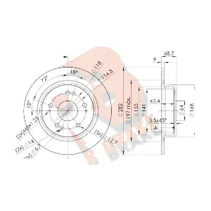 78RBD21258 R BRAKE