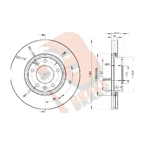 R BRAKE 78RBD24660